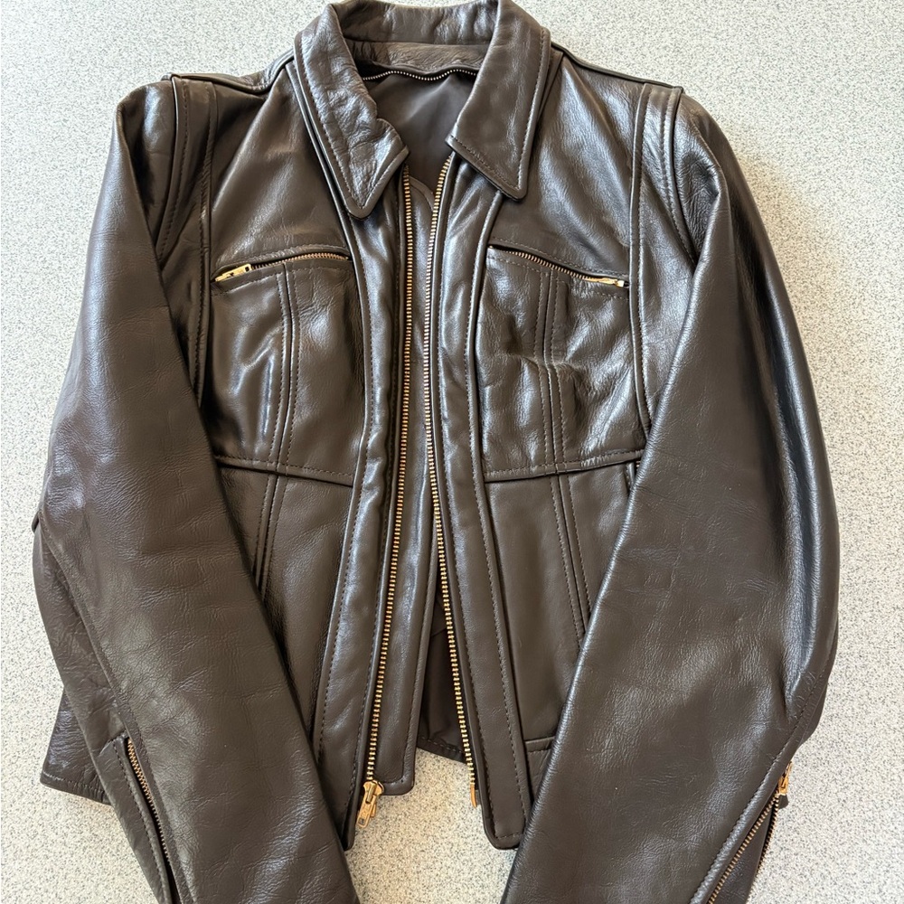 Vintage Talon Black Leather Jacket